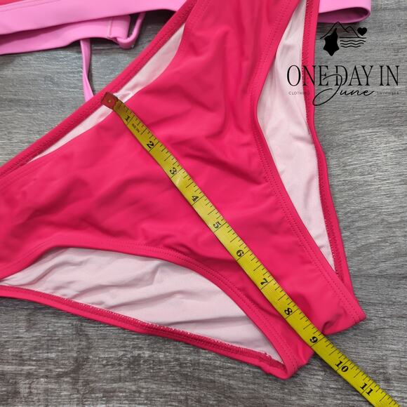Cupshe Tie Back Bikini Swimsuit Size M - Picture 6 of 7